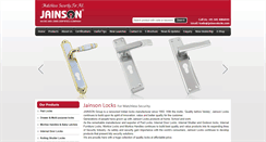 Desktop Screenshot of jainsonlocks.com